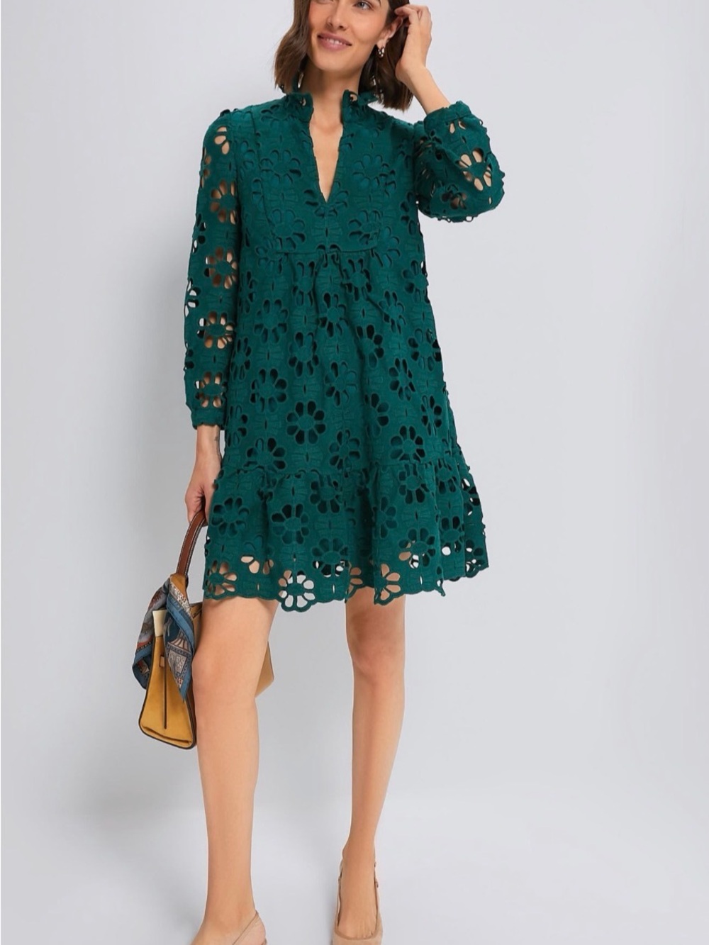 Tuckernuck Green Lace Palmerston Dress - Picture 2 of 6